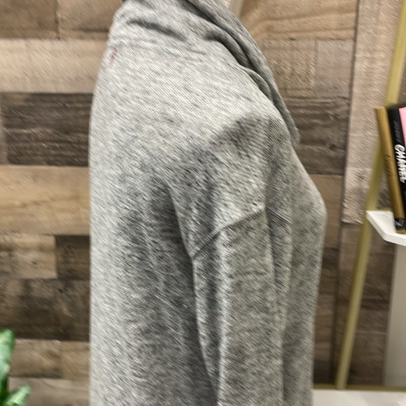 Max Studio Weekend Heather Gray Cowl Neck Sweater Dress Size Medium - Picture 4 of 9